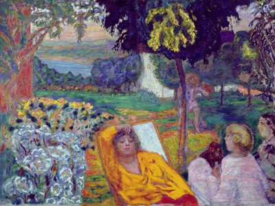 शाम (या सिएस्टा या एक दक्षिणी उद्यान में) 1914 द्वारा पियरे बोनार्ड