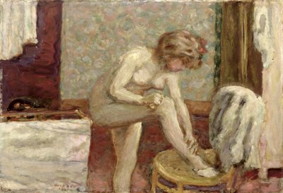 वाशरूम में, 1907 द्वारा Pierre Bonnard