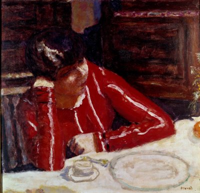 पियरे बोनार्ड द्वारा लाल चोली पेंटिंग (1867-1947) 1925 आधुनिक कला का पेरिस राष्ट्रीय संग्रहालय द्वारा पियरे बोनार्ड