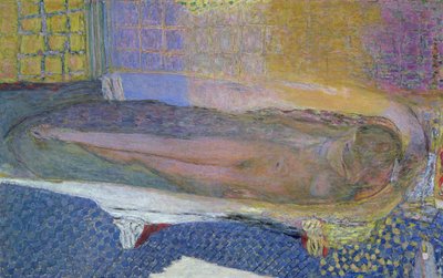 स्नान में नग्न, 1936 द्वारा Pierre Bonnard