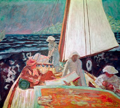 साइनक और उनके मित्र सेलिंग, 1924-25 द्वारा पियरे बोनार्ड