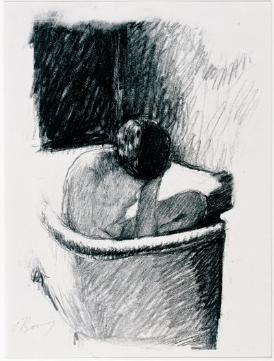 द बाथ, c.1925 (लिथो) द्वारा पियरे बोनार्ड