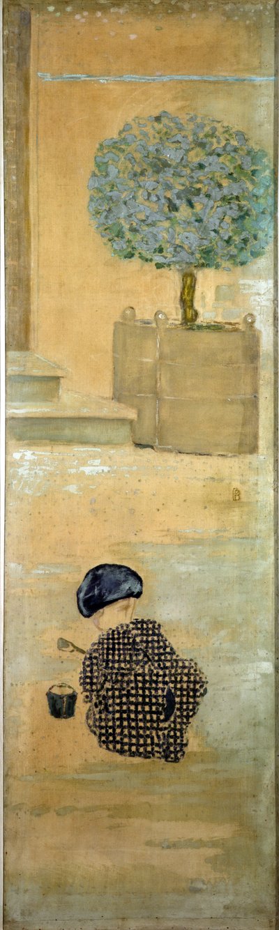 द चाइल्ड विथ ए सैंडकास्टल, या द चाइल्ड विद अ बकेट, 1894 द्वारा Pierre Bonnard