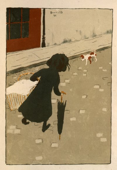द लिटिल लॉन्ड्री गर्ल, 1896 द्वारा Pierre Bonnard