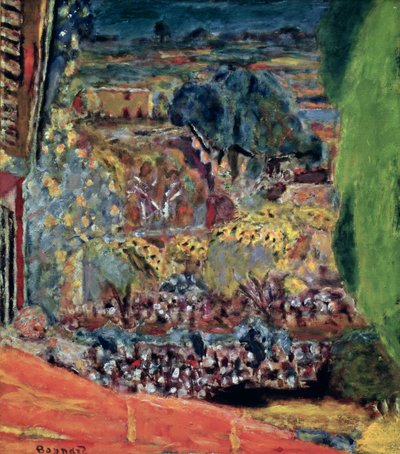 लाल छत पर Le Cannet, 1945 द्वारा पियरे बोनार्ड