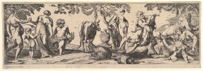 Bacchanal, 1615-42.  द्वारा पियरे ब्रेबिएट