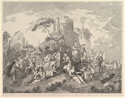 कंट्री फेयर, 1762। द्वारा पियरे चार्ल्स लेवेस्क