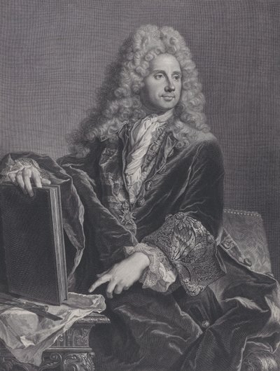 रॉबर्ट डी कॉटे का पोर्ट्रेट, 1722। द्वारा पियरे ड्रेवेट