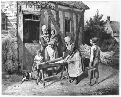 ब्रेकिंग गांजा, c.1830-40 द्वारा पियरे डुवल लेकेमस