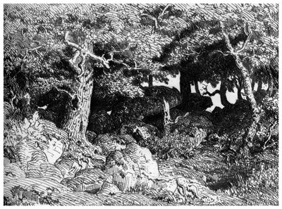 लेस चेन्स डी रोचे, सी 1832- 1860, 1924 द्वारा पियरे इटियेन थियोडोर रूसो