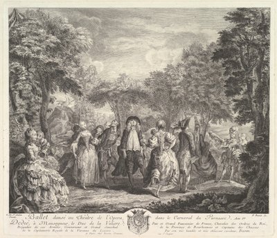 परनासस का कार्निवल, 1761-62। द्वारा पियरे फ्रांकोइस बसन