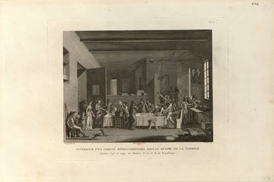आतंक के शासन के दौरान एक क्रांतिकारी समिति के अंदर, 1802। द्वारा पियरे गेब्रियल बर्थॉल्ट