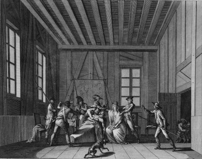 जीन-पॉल मारत की हत्या, सी। 1795 द्वारा पियरे गेब्रियल बर्थॉल्ट