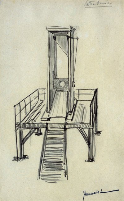 गिलोटिन द्वारा Pierre Georges Jeanniot