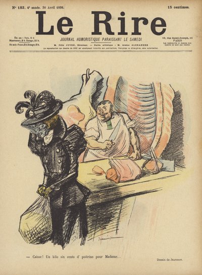 हंसी के लिए चित्रण द्वारा Pierre Georges Jeanniot