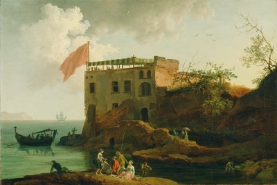 गयोला का दृश्य, c.1770-90 द्वारा पियरे जैक्स वोलेर