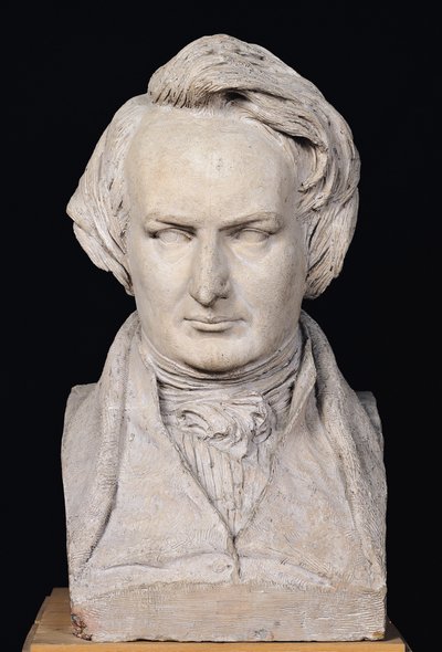 35 वर्ष, 1837 (प्लास्टर) विक्टर ह्यूगो (1802-85) की बस्ट द्वारा Pierre Jean David d