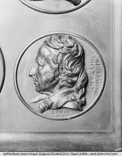 हेनरी बेंजामिन कॉन्स्टेंट डी रिबेक, 1830 (कांस्य) द्वारा Pierre Jean David d