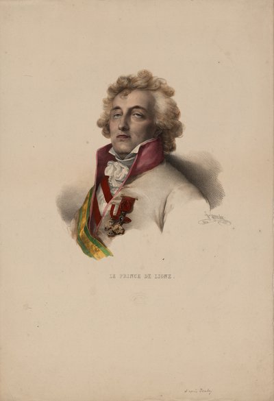पोर्ट्स ऑफ चार्ल्स जोसेफ, प्रिंस ऑफ द लाइन 1735-1814, 1825 द्वारा पियरे लुई हेनरी ग्रेवेडन