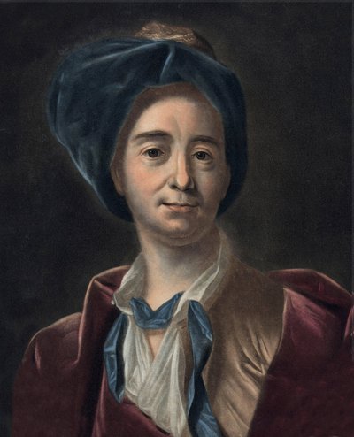 फॉन्टेनेल (1657-1757), फ्रांसीसी लेखक द्वारा बर्नार्ड ले बॉयर (ले बोवियर) का पोर्ट्रेट। पियरे मिशेल एलिक्स के बाद उत्कीर्णन द्वारा पियरे मिशेल एलिक्स
