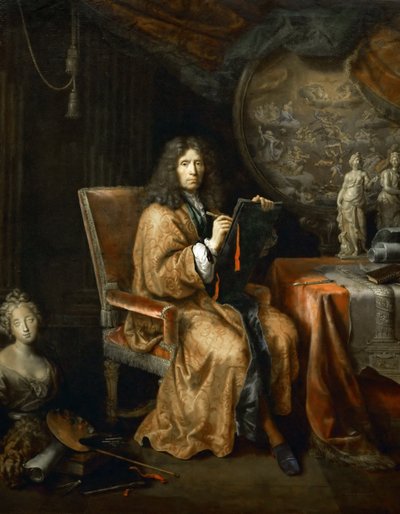 सेल्फ-पोर्ट्रेट, 1680 और 1690 के बीच। द्वारा पियरे मिग्नार्ड