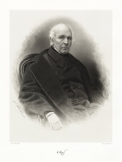 हिप्पोलीट पासी, 1865-66 द्वारा पियरे पेटिट