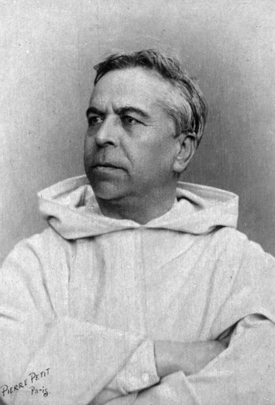 डोमिनिकन तपस्वी हेनरी डिडॉन का पोर्ट्रेट, c.1890-1900 (b/w फोटो) द्वारा पियरे पेटिट