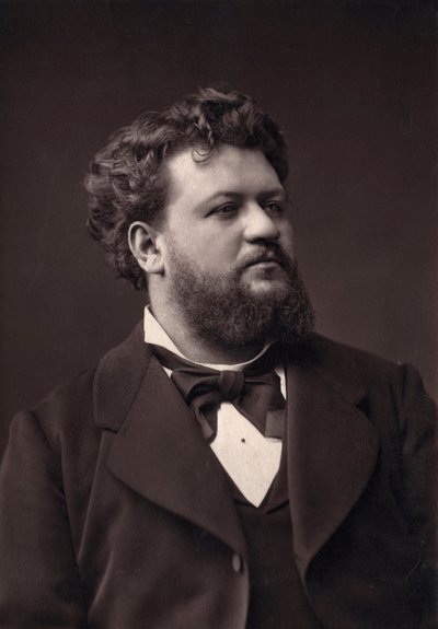 जीन लासाल का पोर्ट्रेट (1847-1909), फ्रेंच बैरिटोन। फोटोग्लिप्टी गौपिल। पियरे-पेपेटिट द्वारा 19 वीं शताब्दी के अंत में फोटो। द्वारा पियरे पेटिट