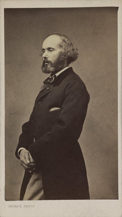 संगीतकार फेलिसियन डेविड का पोर्ट्रेट 1810-1876, 1876। द्वारा पियरे पेटिट