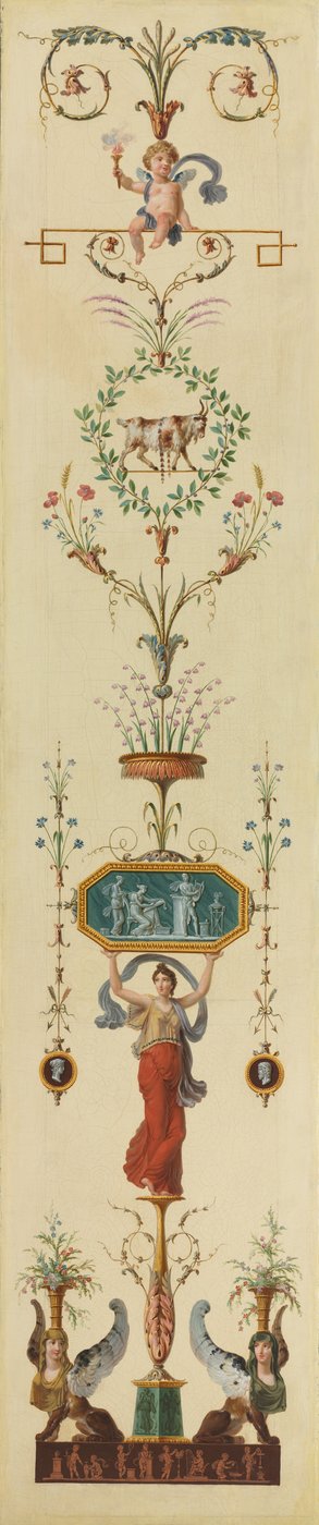 सजावटी पैनल, 1790s। द्वारा पियरे रूसो