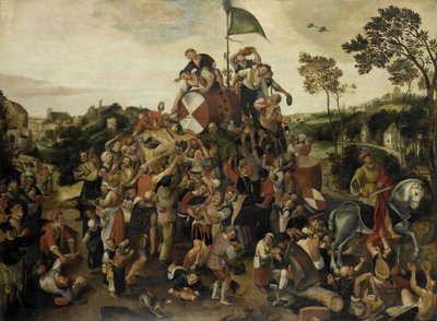 सेंट मार्टिन डे Kermis, c.1540-98 (पैनल पर तेल) द्वारा पीटर बाल्टेन