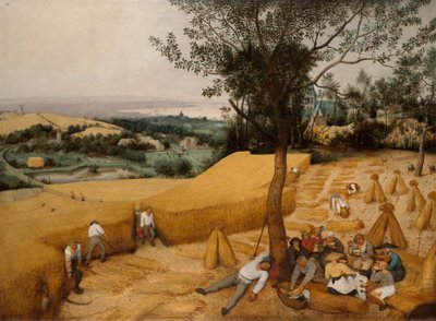 हार्वेस्टर्स, 1565। द्वारा Pieter Bruegel the Elder