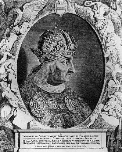 फ्रेडरिक IV (1415-1493) का पोर्ट्रेट, पवित्र रोमन सम्राट, सोमपेल, पीटर वैन (bc1600) द्वारा पीटर क्लेज़ साउथमैन