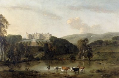 'चिर्क कैसल फ्रॉम द नॉर्थ', 1704-1734' द्वारा पीटर टिलमेन्स