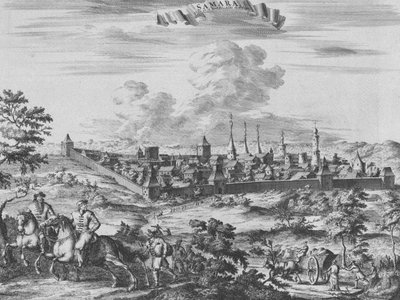 समारा का दृश्य, 1710 द्वारा पीटर वान डेर आ