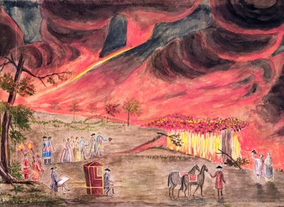 सर विलियम हैमिल्टन (1730-1803) 1771 में विसुवियस के विस्फोट का अध्ययन द्वारा पिएत्रो फैब्रिस