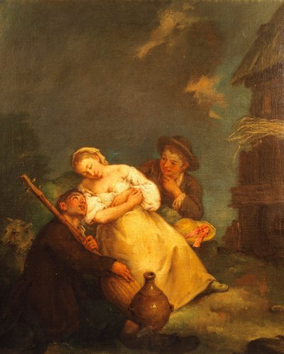 पिएत्रो लोंगी द्वारा किसान दृश्य (1701-1785) द्वारा पिएत्रो लोंगी