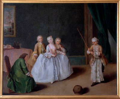 बर्तन का खेल (पेंटिंग, c.1760) द्वारा पिएत्रो लोंगी