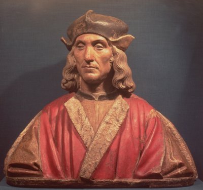 हेनरी VII, 1509-11 (चित्रित टेराकोटा) द्वारा पिएत्रो टोरिगियानो