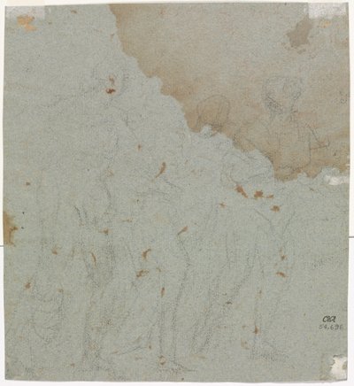 लोट और उनकी बेटियों के लिए स्केच, 1600s। द्वारा पिएत्रो दा कोर्टोना