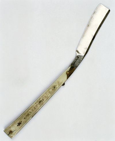 प्रिंस जोसेफ पोनोटोव्स्की (1763-1813) कट-गला रेजर (स्टील और हड्डी) द्वारा पोलिश स्कूल