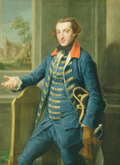 विलियम वेडेल (1736-92) c.1765 (कैनवास पर तेल) द्वारा पोम्पेओ गिरोलामो बटोनी