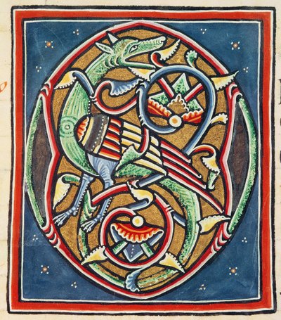 सुश्री 3089 fol.35r आरंभिक हे, बारहवीं या तेरहवीं शताब्दी द्वारा पुर्तगाली स्कूल