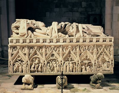 इंस डी कास्त्रो का मकबरा (d.1355) द्वारा पुर्तगाली स्कूल