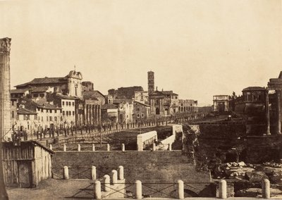 फोरम, रोम, 1853-56। द्वारा संभवतः जेन मार्था सेंट जॉन द्वारा।