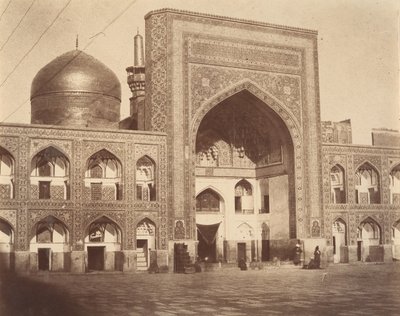 [इमाम रिज़ा, मशहद, ईरान का मुख्य द्वार], 1850। द्वारा संभवतः लुइगी पेस द्वारा।