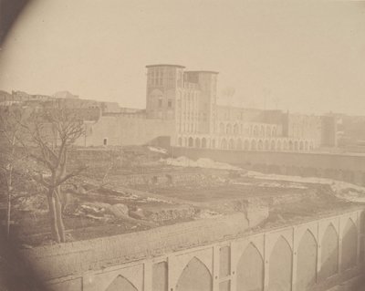 [कुरमानशाह, कुर्दिस्तान की राजधानी का दृश्य], 1840-60 के दशक। द्वारा संभवतः लुइगी पेस द्वारा।