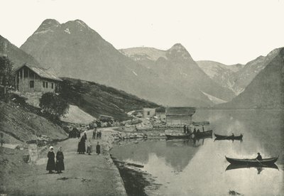 मुंदल, फेज़रलैंड्सफॉरजेन, सोग्न, नॉर्वे, 1895 पर। द्वारा पोल्टन और सह