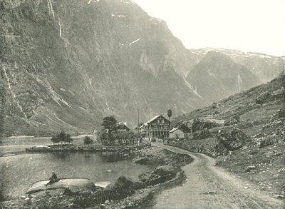 टेलीफोन स्टेशन और होटल, गुडवांगेन, नॉर्वे, 1895। द्वारा पोल्टन और सह
