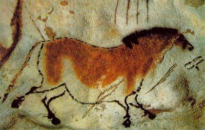 ए हॉर्स, c.15,000-10,000BC (पत्थर पर वर्णक) द्वारा प्रागैतिहासिक